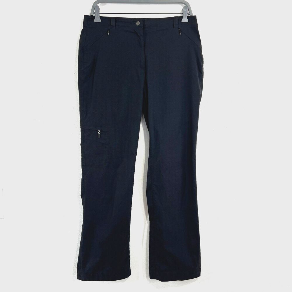 Orvis Pants Womes 6 Softshell Natural Fit Quick Dry Straight Leg Black Utility